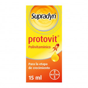 Supradyn Protovit Vitaminas Minerales Crecimiento Niños Gotas Frasco 15ml