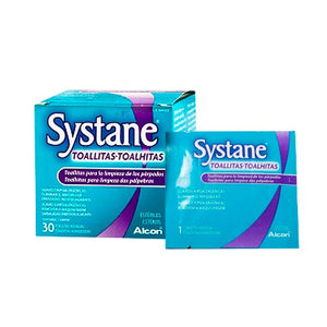 Systane Toallitas Estériles para Limpieza Ocular 30 Unidades